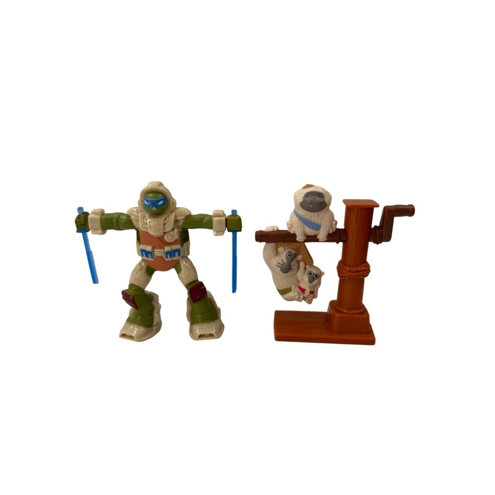 2018 Viacom Teenage Mutant Ninja Turtles & 2020 Disney Raya McDonalds Toys TMNT